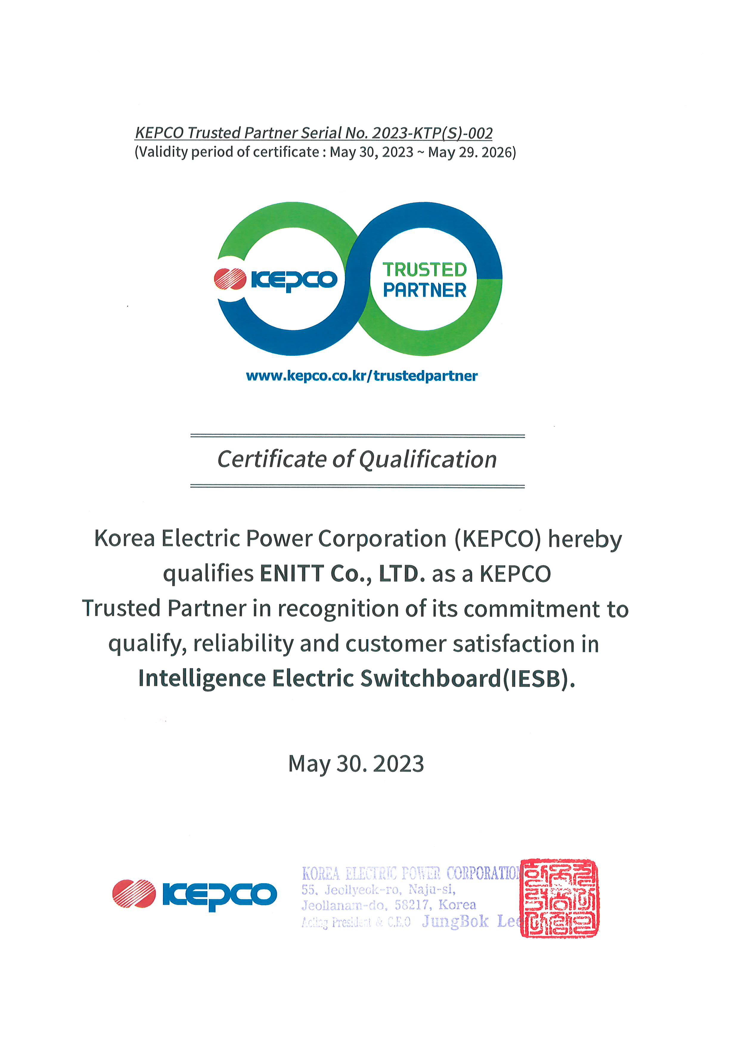 KEPCO Trusted Partner